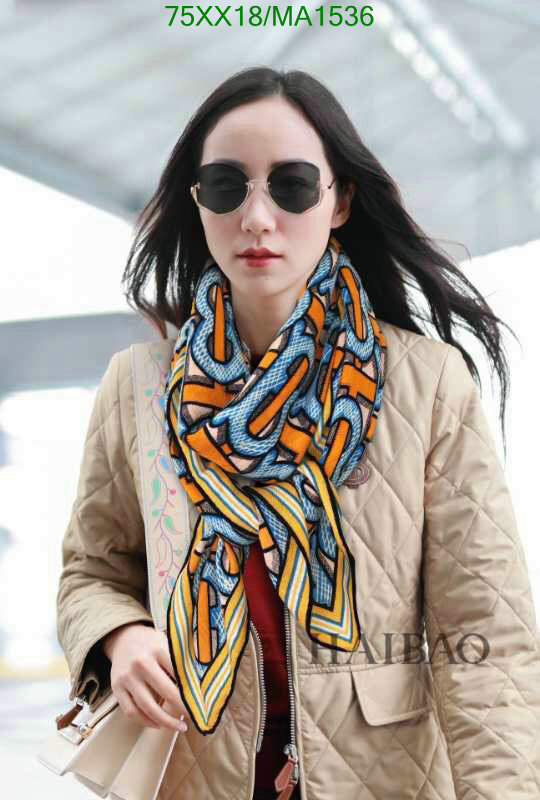 Scarf-Burberry, Code:MA1536,$: 75USD