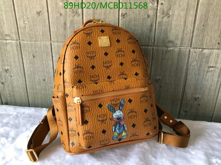MCM Bag-(Mirror)-Backpack-,Code: MCB011568,$:89USD