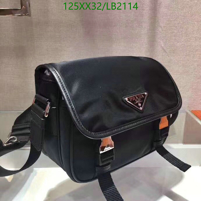 Prada Bag-(Mirror)-Diagonal-,Code: LB2114,$: 125USD