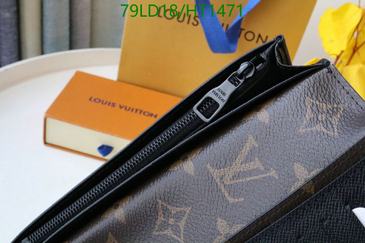 LV Bags-(Mirror)-Wallet-,Code: HT1471,$: 79USD