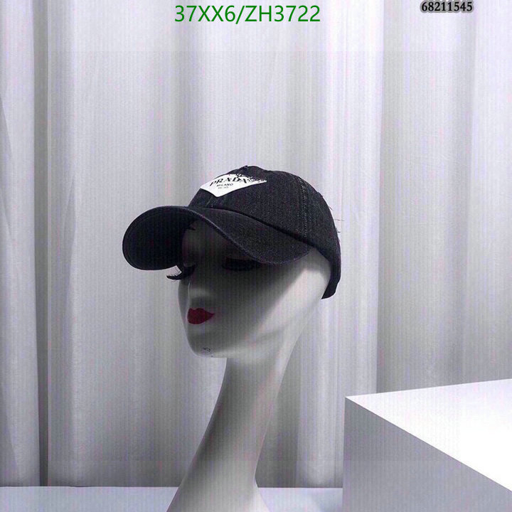 Cap -(Hat)-Prada, Code: ZH3722,$: 37USD