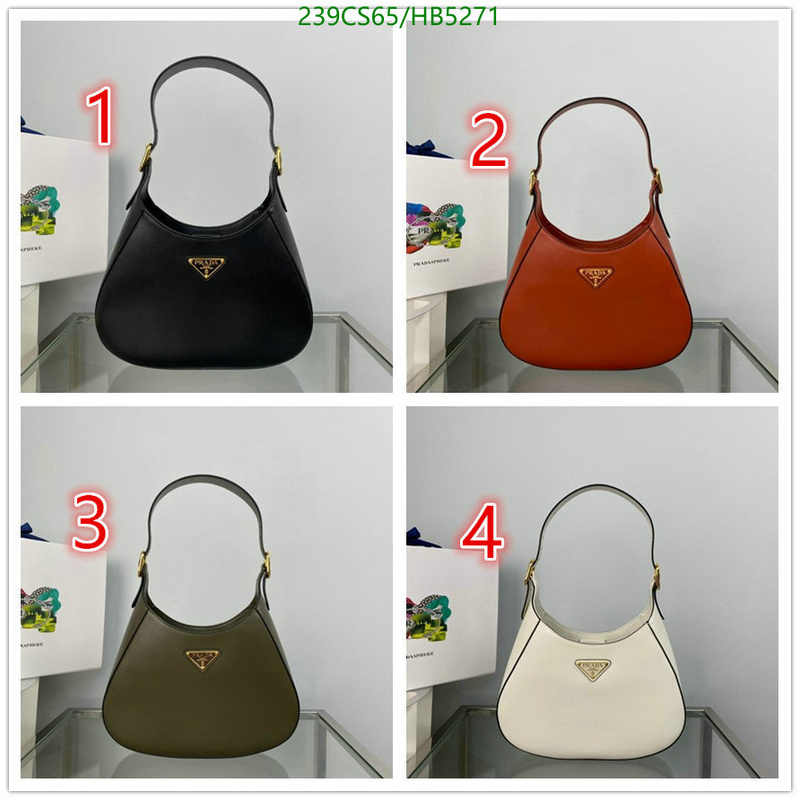 Prada Bag-(Mirror)-Cleo,Code: HB5271,$: 239USD