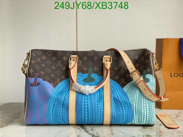 LV Bags-(Mirror)-Keepall BandouliRe 45-50-,Code: XB3748,$: 249USD