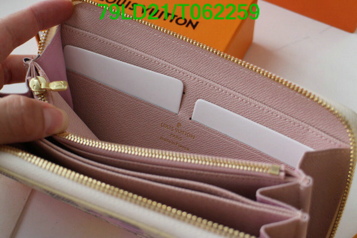 LV Bags-(Mirror)-Wallet-,Code: T062259,$: 79USD