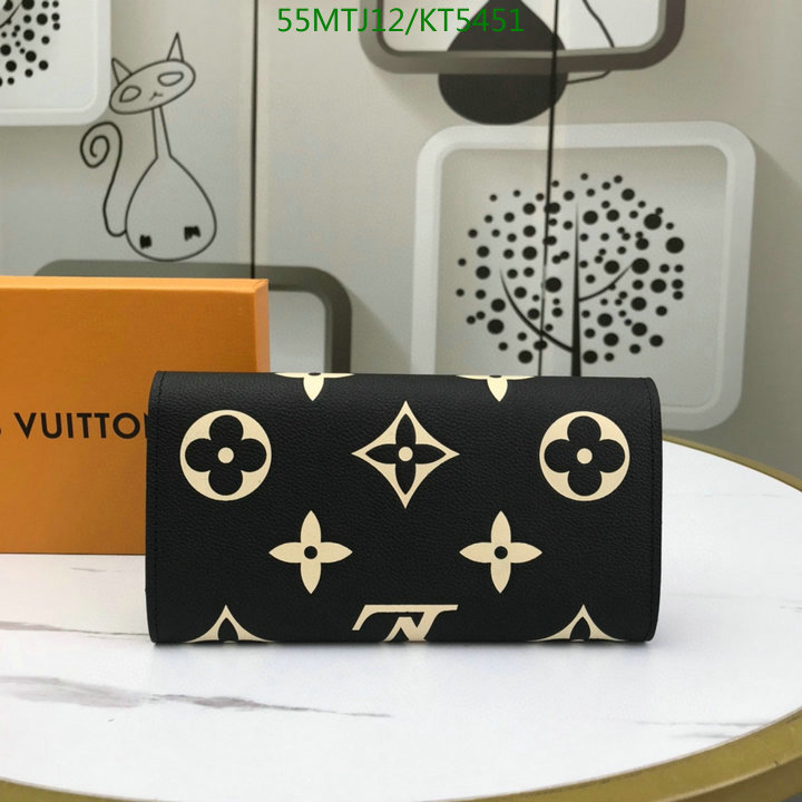 LV Bags-(4A)-Wallet-,Code: KT5451,$: 55USD