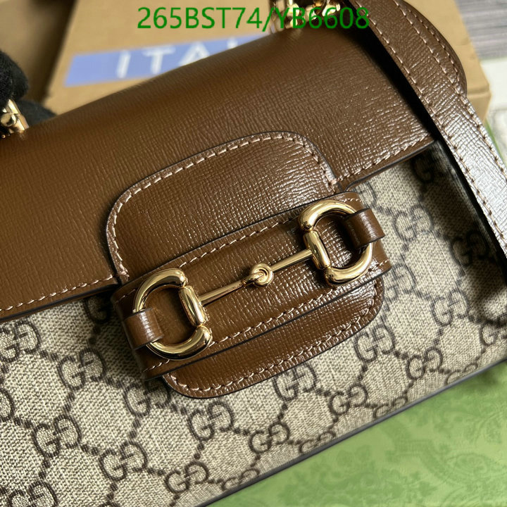 Gucci Bag-(Mirror)-Horsebit-,Code: YB6608,$: 265USD