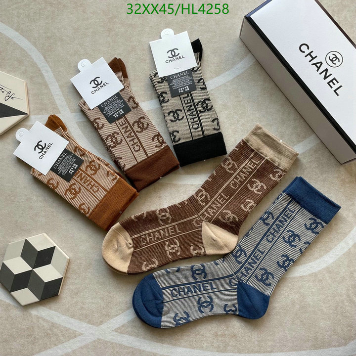 Sock-Chanel,Code: HL4258,$: 32USD