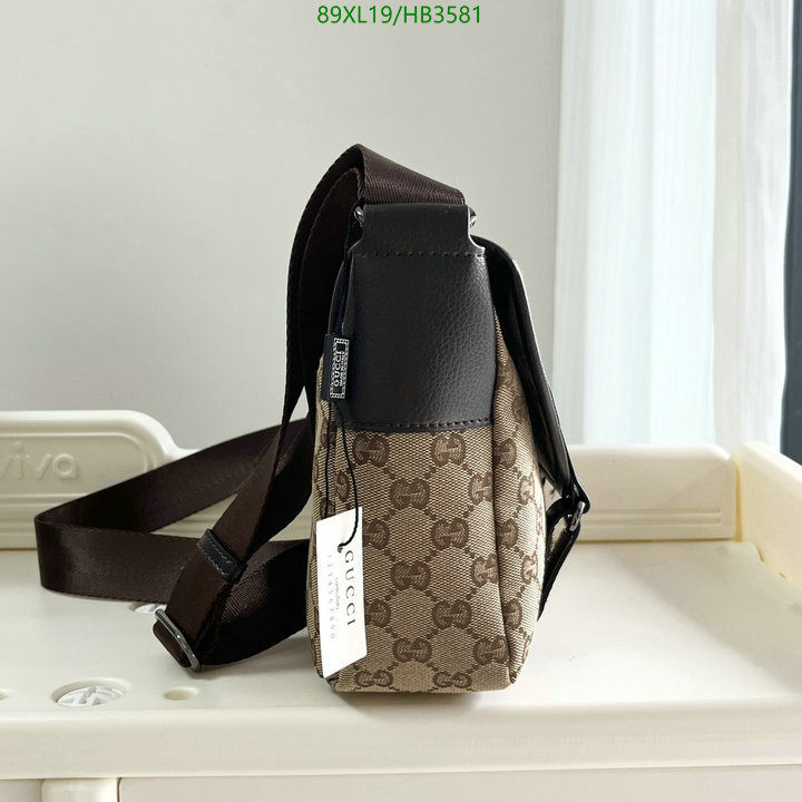 Gucci Bag-(4A)-Diagonal-,Code: HB3581,$: 89USD