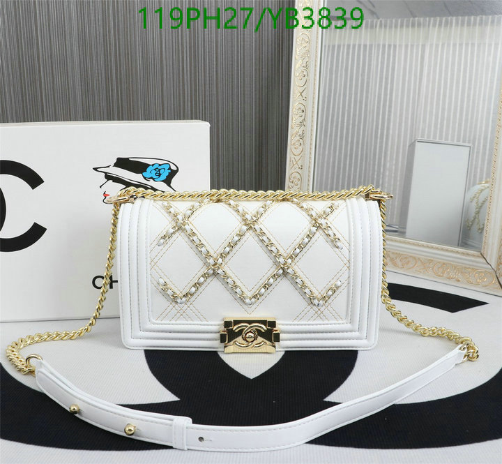 Chanel Bags ( 4A )-Le Boy,Code: YB3839,$: 119USD