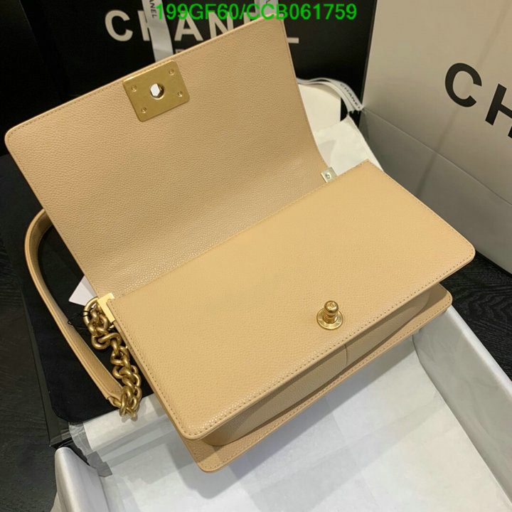 Chanel Bags -(Mirror)-Le Boy,Code: CCB061759,$: 199USD