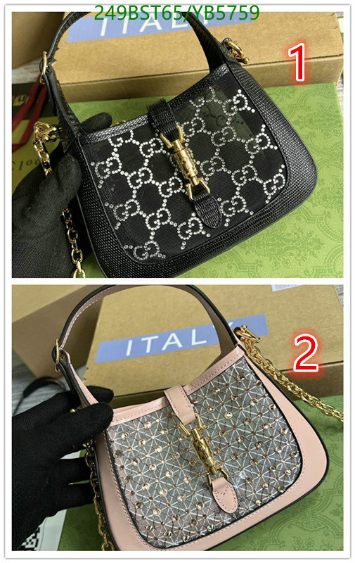 Gucci Bag-(Mirror)-Jackie Series-,Code: YB5759,$: 249USD