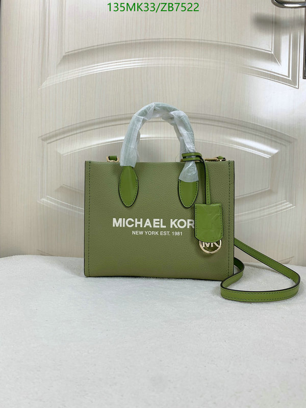 Michael Kors Bag-(Mirror)-Handbag-,Code: ZB7522,$: 135USD