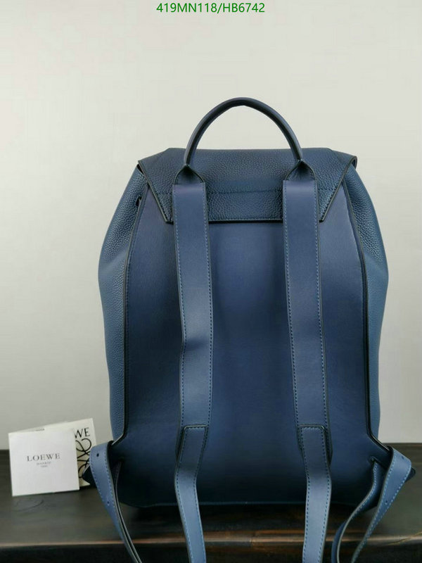 Loewe Bag-(Mirror)-Backpack-,Code: HB6742,$: 419USD