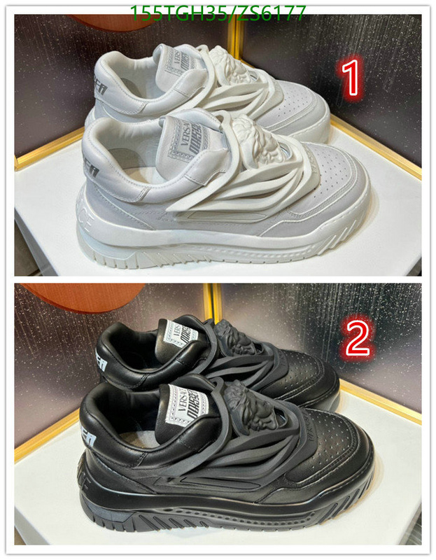 Men shoes-Versace, Code: ZS6177,$: 155USD