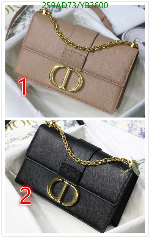 Dior Bags -(Mirror)-Montaigne-,Code: YB3600,$: 259USD