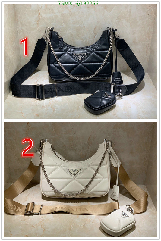 Prada Bag-(4A)-Re-Edition 2005,Code: LB2256,$: 75USD