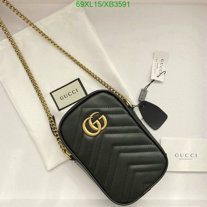 Gucci Bag-(4A)-Marmont,Code: XB3591,$: 69USD