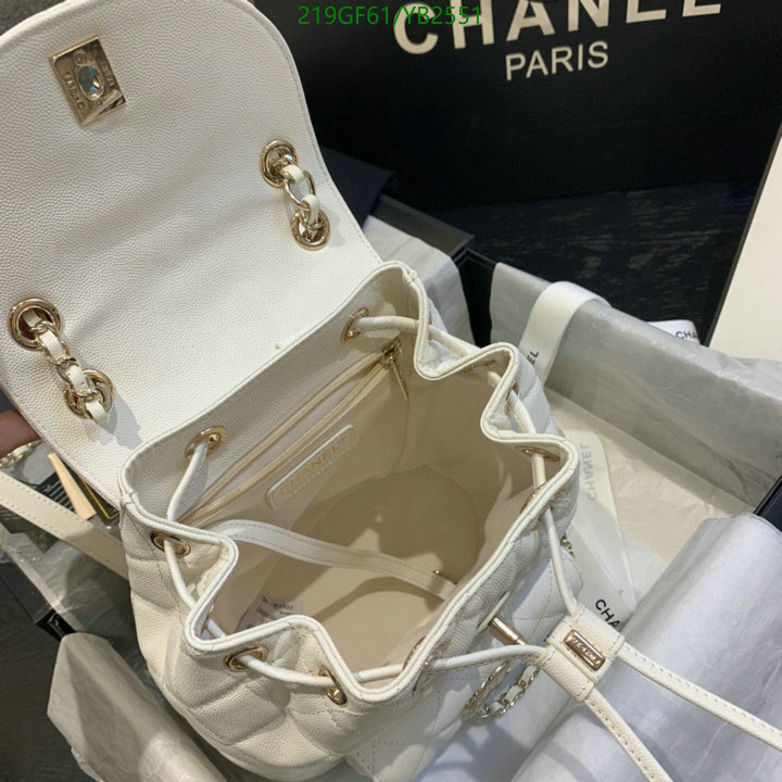 Chanel Bags -(Mirror)-Backpack-,Code: YB2551,$: 219USD