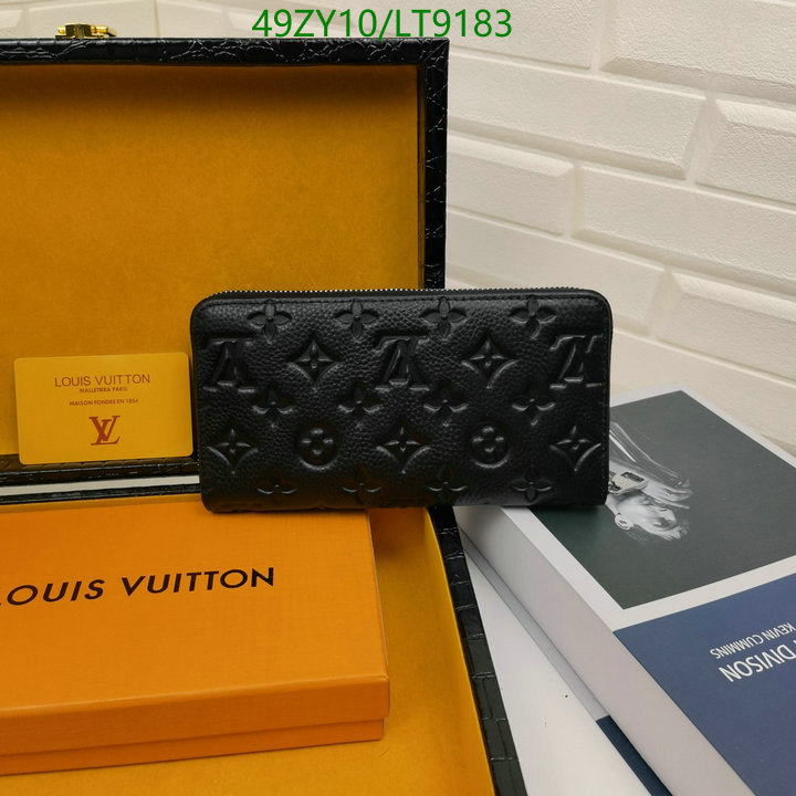 LV Bags-(4A)-Wallet-,Code: LT9183,$: 49USD