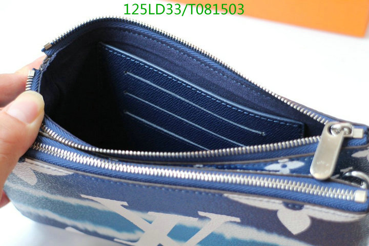 LV Bags-(Mirror)-Wallet-,Code: T081503,$: 125USD