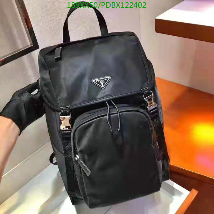 Prada Bag-(Mirror)-Backpack-,Code: PDBX102402,$: 189USD
