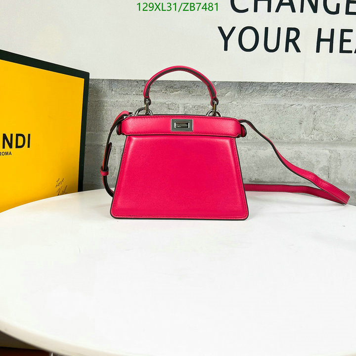 Fendi Bag-(4A)-Peekaboo,Code: ZB7481,$: 129USD