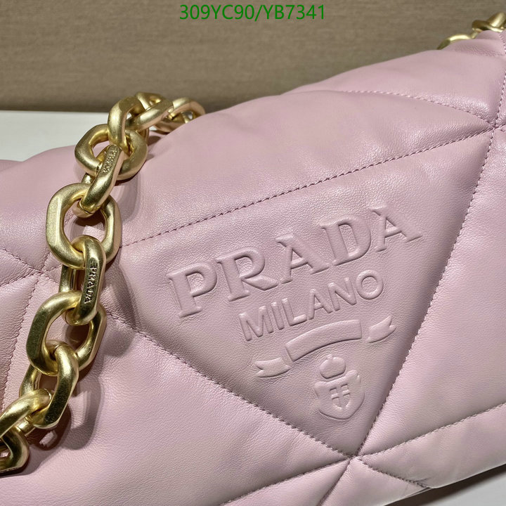 Prada Bag-(Mirror)-Diagonal-,Code: YB7341,$: 309USD