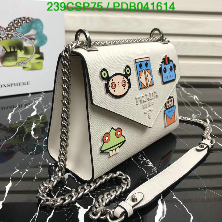 Prada Bag-(Mirror)-Diagonal-,Code: PDB041614,$: 239USD