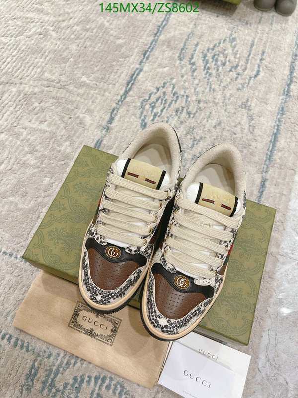 Men shoes-Gucci, Code: ZS8602,$: 145USD