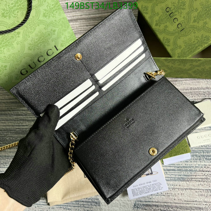 Gucci Bag-(Mirror)-Diagonal-,Code: LB3399,$: 149USD