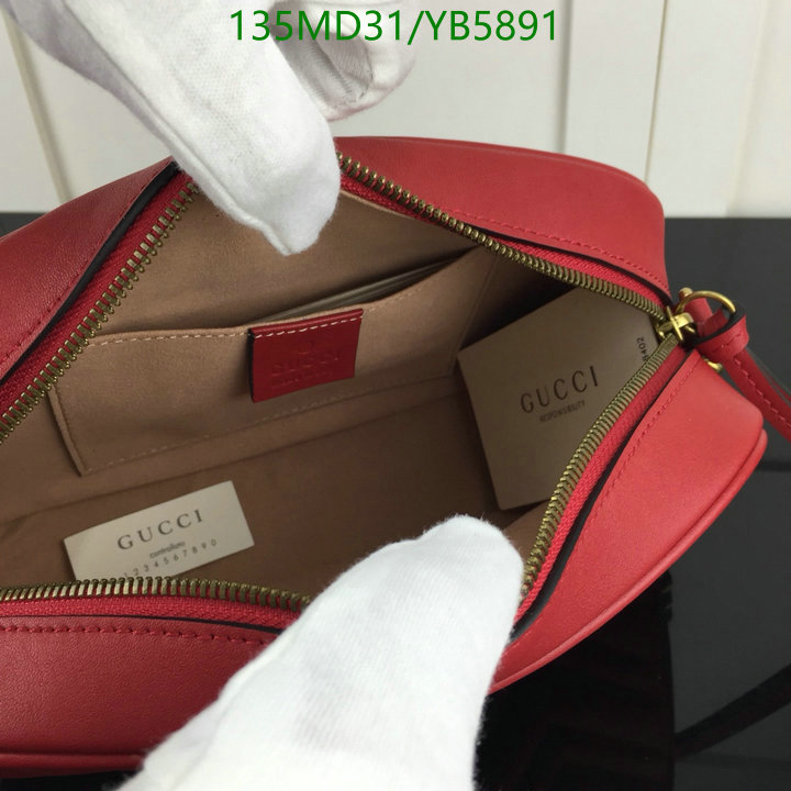 Gucci Bag-(Mirror)-Marmont,Code: YB5891,$: 135USD