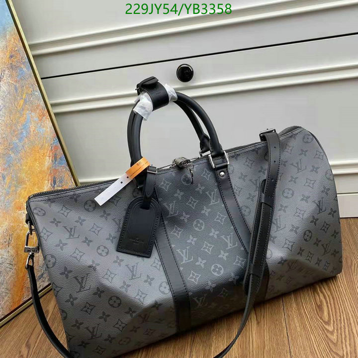 LV Bags-(Mirror)-Keepall BandouliRe 45-50-,Code: YB3358,$: 229USD