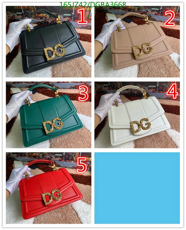 D&G Bag-(4A)-Handbag-,Code: DGBA3668,$: 165USD