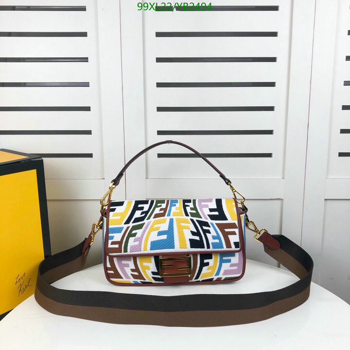 Fendi Bag-(4A)-Baguette-,Code: YB2494,$: 99USD