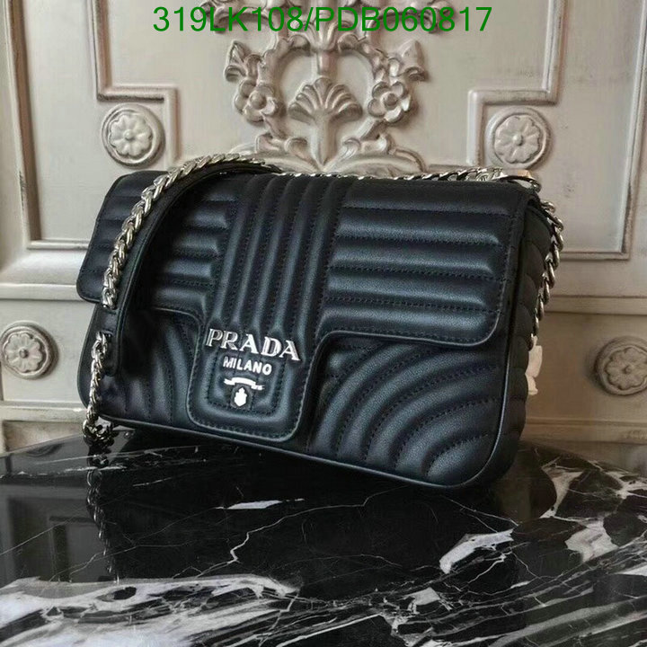 Prada Bag-(Mirror)-Diagonal-,Code: PDB060817,$: 319USD