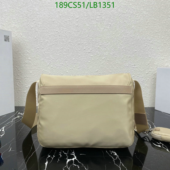 Prada Bag-(Mirror)-Diagonal-,Code: LB1351,$: 189USD