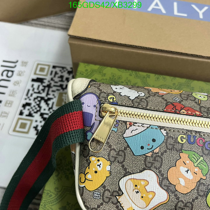 Gucci Bag-(Mirror)-Belt Bag-Chest Bag--,Code: XB3299,$: 165USD