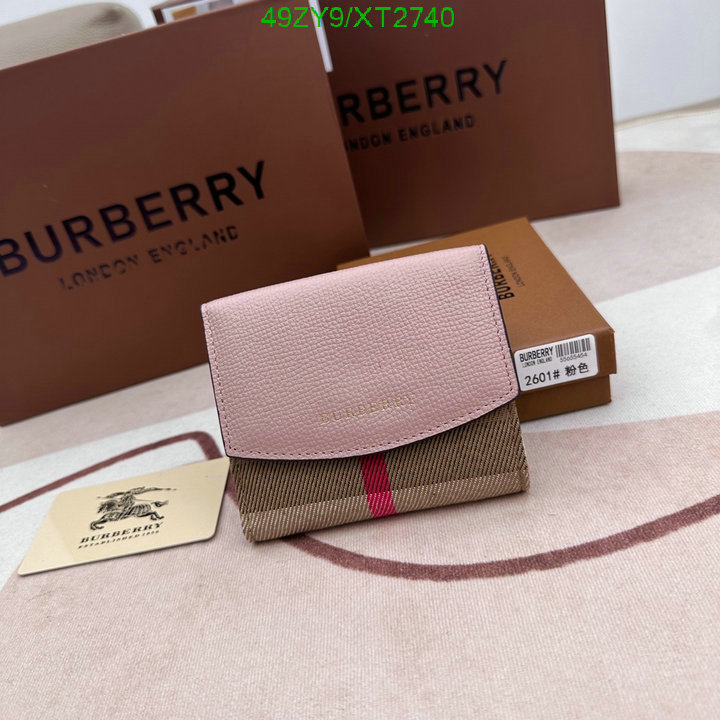 Burberry Bag-(4A)-Wallet-,Code: XT2740,$: 49USD