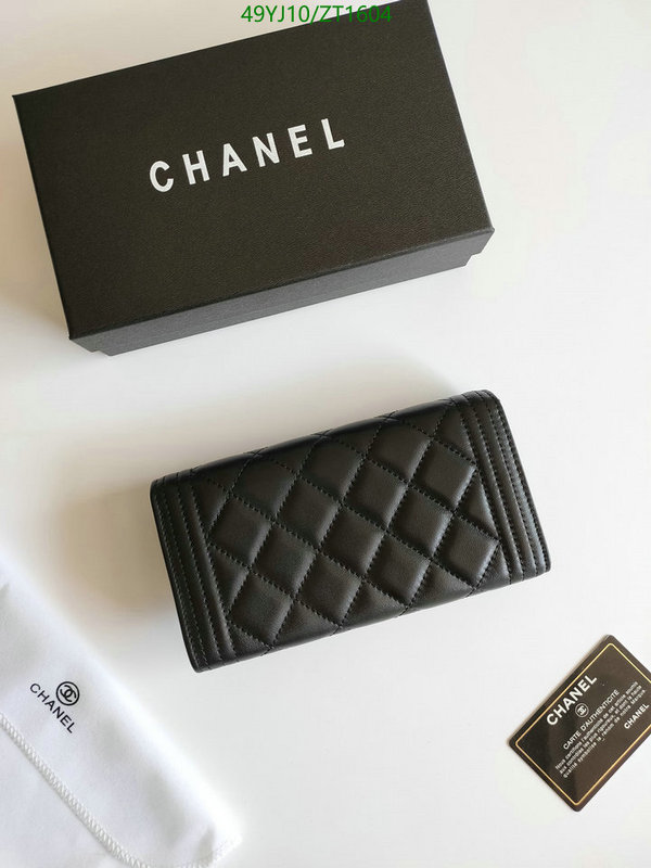 Chanel Bags ( 4A )-Wallet-,Code: ZT1604,$: 49USD