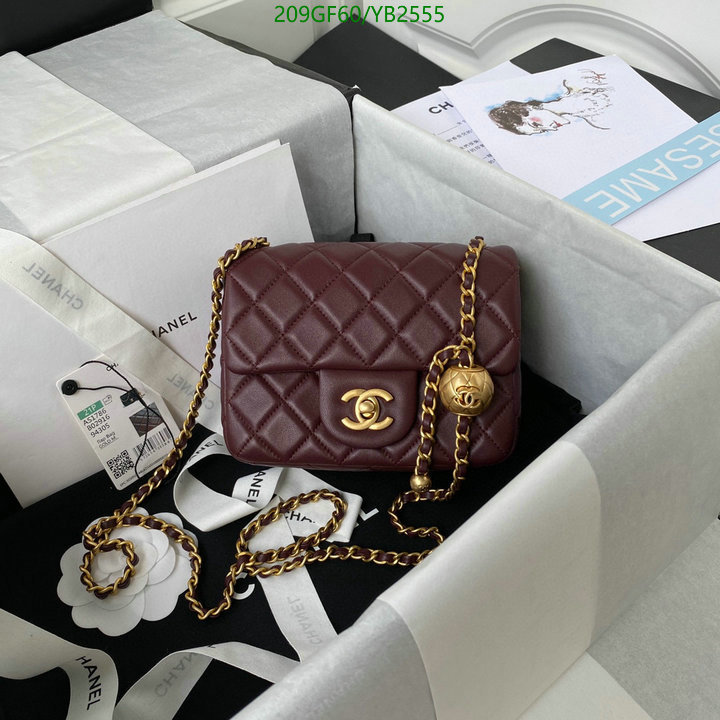 Chanel Bags -(Mirror)-Diagonal-,Code: YB2555,$: 209USD