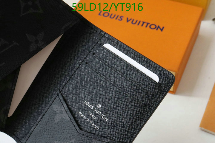 LV Bags-(Mirror)-Wallet-,Code: YT916,$: 59USD