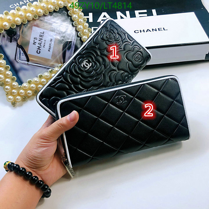 Chanel Bags ( 4A )-Wallet-,Code: LT4814,$: 49USD