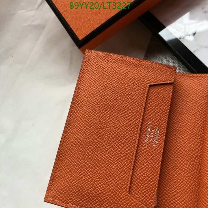 Hermes Bag-(Mirror)-Wallet-,Code: LT3227,$: 89USD