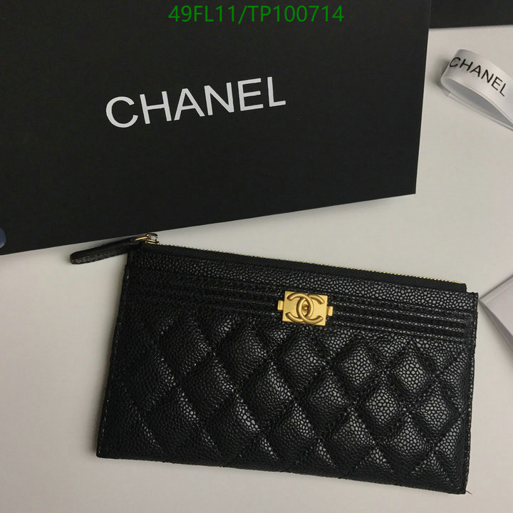 Chanel Bags ( 4A )-Wallet-,Code: TP100714,$: 49USD