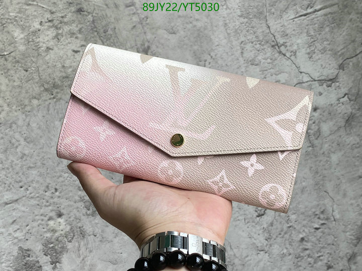 LV Bags-(Mirror)-Wallet-,Code: YT5030,$: 89USD