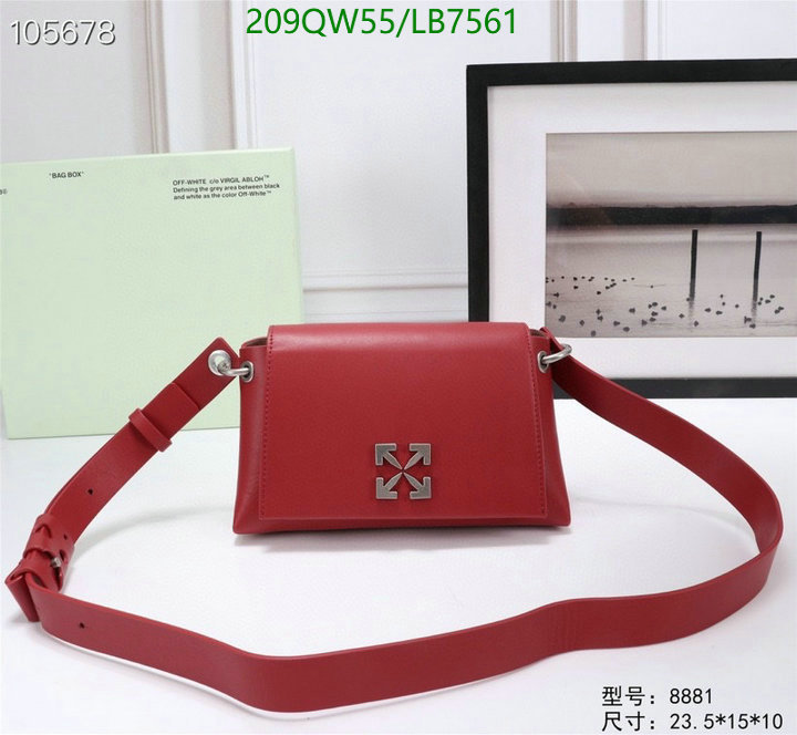 Off-White Bag-(Mirror)-Diagonal-,Code: LB7561,$: 209USD