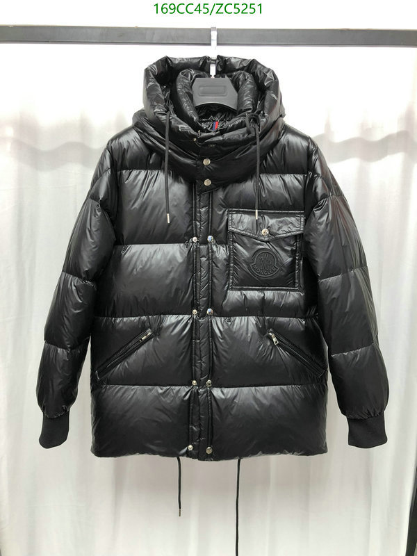 Down jacket Men-Moncler, Code: ZC5251,$: 169USD