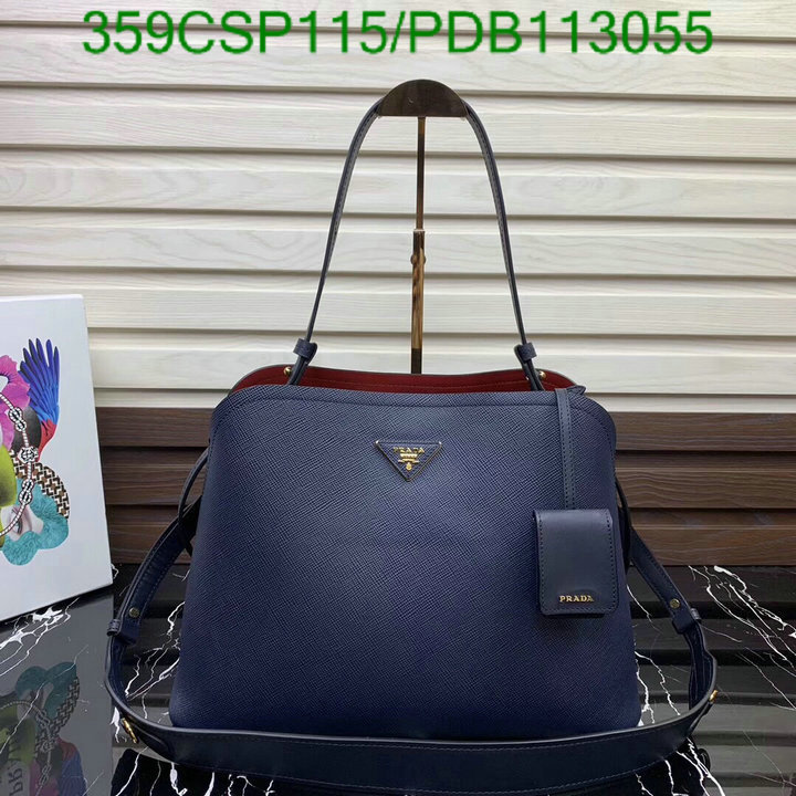 Prada Bag-(Mirror)-Handbag-,Code: PDB113055,$: 359USD