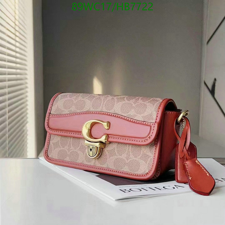 Coach Bag-(4A)-Diagonal-,Code: HB7722,$: 89USD