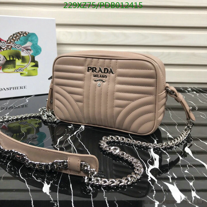 Prada Bag-(Mirror)-Diagonal-,Code: PDB012415,$:229USD